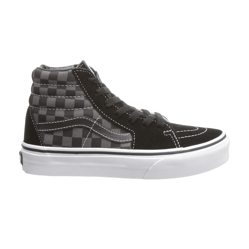 Vans Sk8-Hi Kids 'Checkerboard - Black Pewter' VN000D5FEO0