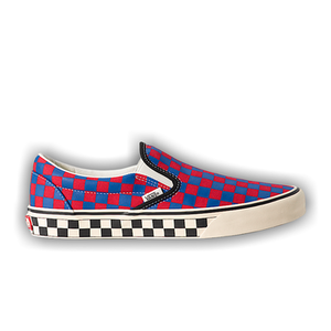 Vans Classic Slip-On 'Checkerboard Red Blue'