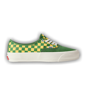 Vans Authentic 44 LX 'Checkerboard - Fairway Green Yellow'