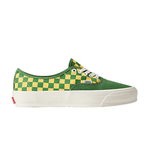 Vans Authentic 44 LX 'Checkerboard - Fairway Green Yellow'