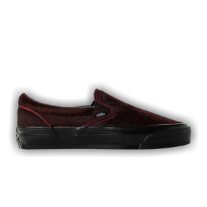 Vans Classic Slip-On 98 LX 'Pony Hair Burgundy Black'