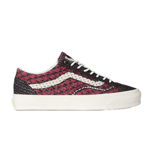 Vans Premium Old Skool 'Knit Pack - Geo Check Bordeaux Red'