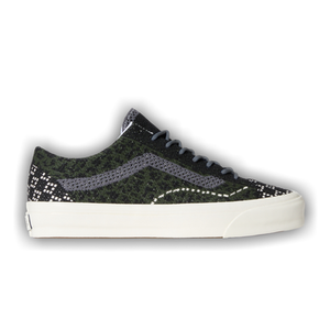 Vans Premium Old Skool 'Knit Pack - Cheetah Dried Kelp Green'