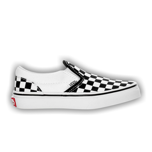 Vans Slip-On Little Kids 'Checkerboard Black White'