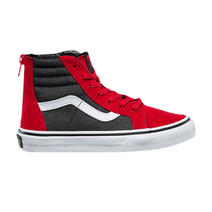 Vans Sk8-Hi Zip Kids 'Suiting - Racing Red'