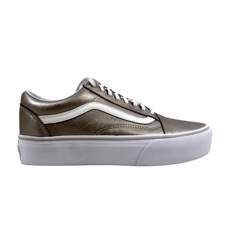 Vans Old Skool Platform 'Gray Gold' VN0A3B3UOV6