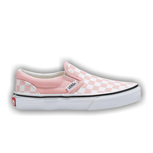 Vans Classic Slip-On Kids 'Checkerboard - Powder Pink'