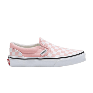 Vans Classic Slip-On Kids 'Checkerboard - Powder Pink'