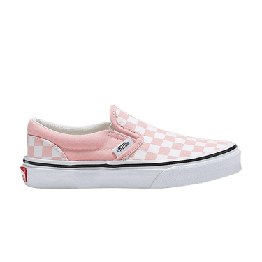 Vans Classic Slip-On Kids 'Checkerboard - Powder Pink'