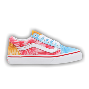 Vans Old Skool Kids 'Tie Dye Block'