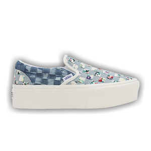 Vans Classic Slip-On Stackform 'Woven - Denim Floral'