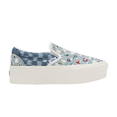 Vans Classic Slip-On Stackform 'Woven - Denim Floral'