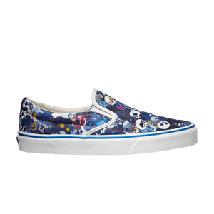 Takashi Murakami x Vans Classic Slip On LX 'Blue Skulls'