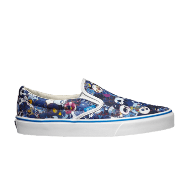 Takashi Murakami x Vans Classic Slip On LX 'Blue Skulls'
