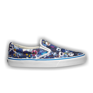 Takashi Murakami x Vans Classic Slip On LX 'Blue Skulls'