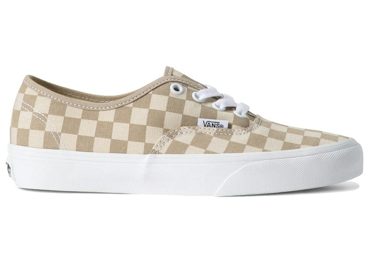 Vans Authentic Checkerboard Aluminum Grey Oatmeal Beige VN000EAD5EC