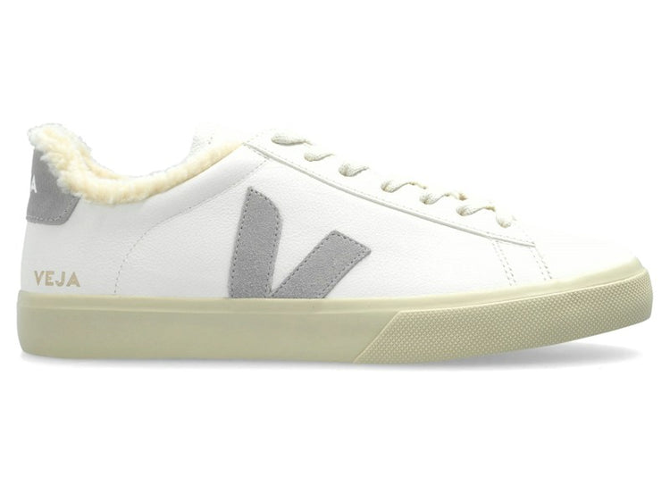 Veja Campo Fured Leather White Light Grey CW0520571A/CW0520571B