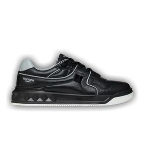 Valentino One Stud Low 'Black Grey'
