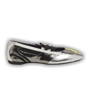Wmns Diesel D-Mile Lace Up Ballerina 'Silver'
