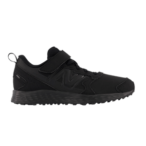 New Balance Fresh Foam 650v1 Bungee Lace Top Strap Big Kid 'Triple Black'