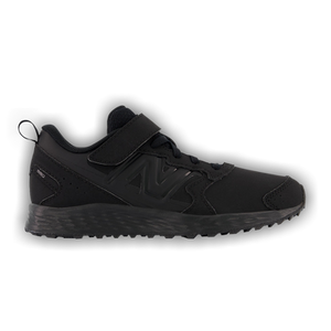 New Balance Fresh Foam 650v1 Bungee Lace Top Strap Big Kid 'Triple Black'
