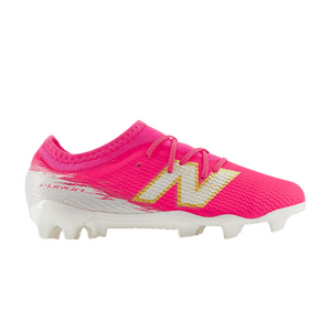 New Balance Furon Team FG V8 Little Kid 'Pink Heat Sea Salt'
