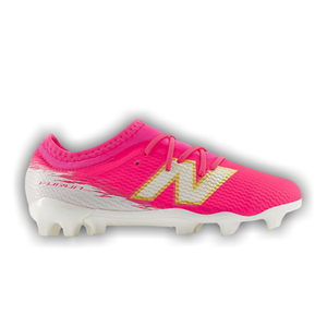 New Balance Furon Team FG V8 Little Kid 'Pink Heat Sea Salt'
