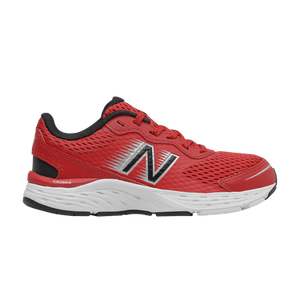 New Balance 680v6 Big Kid 'Team Red Black'
