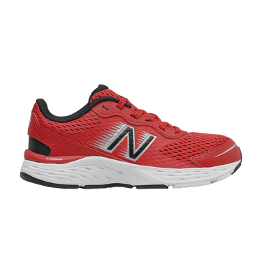 New Balance 680v6 Big Kid 'Team Red Black'