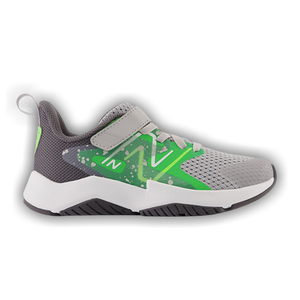 New Balance Rave Run v2 Bungee Lace Top Strap Big Kid 'Raincloud Pixel Green'