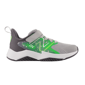 New Balance Rave Run v2 Bungee Lace Top Strap Big Kid 'Raincloud Pixel Green'