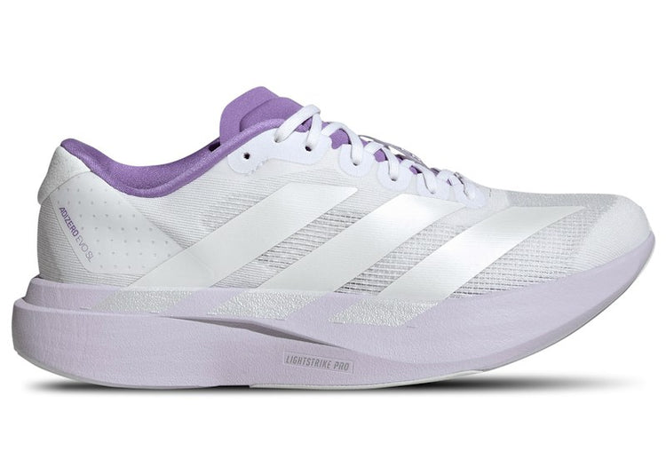 adidas Adizero Evo SL White Purple Tint (Women's) KI6958