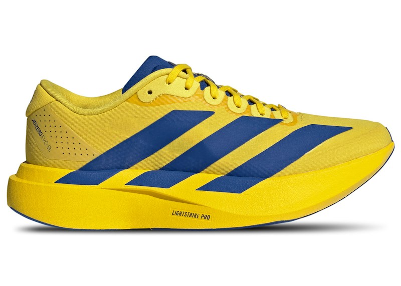 adidas Adizero Evo SL Yellow Royal Blue (Women's) KI8691