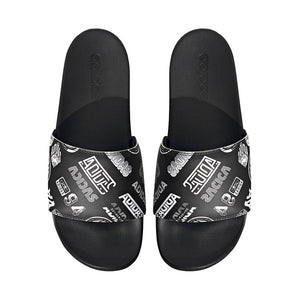 Adidas Adilette Comfort Slide 'All Over Logos - Black'