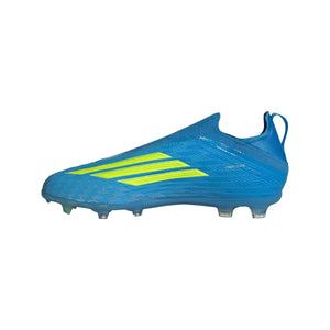 adidas F50 Elite Laceless FG J 'Blue Solar Yellow Lucid Aquamarine'