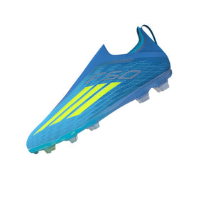 adidas F50 Elite Laceless FG J 'Blue Solar Yellow Lucid Aquamarine'