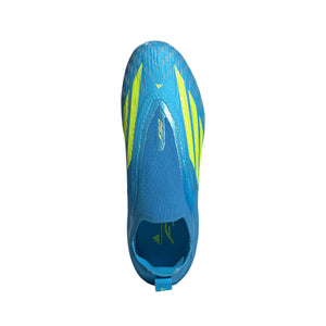adidas F50 Elite Laceless FG J 'Blue Solar Yellow Lucid Aquamarine'