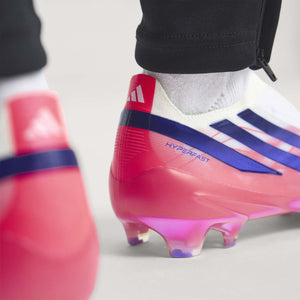 adidas F50 Hyperfast Elite Laceless FG 'Cloud White Solar Purple'
