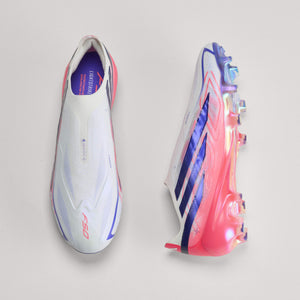adidas F50 Hyperfast Elite Laceless FG 'Cloud White Solar Purple'