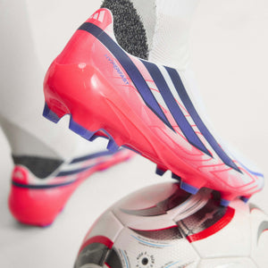 adidas F50 Hyperfast League Laceless FG 'Cloud White Solar Purple'