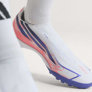 adidas F50 Hyperfast League Laceless TF 'Cloud White Solar Turbo'
