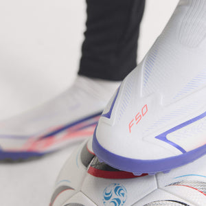 adidas F50 Hyperfast League Laceless TF 'Cloud White Solar Turbo'