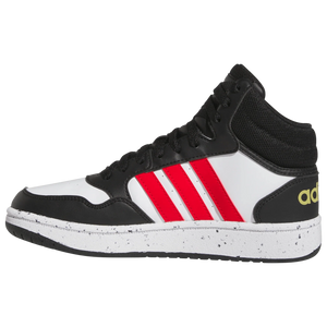 Adidas Hoops Mid J 'Black White Vivid Red'