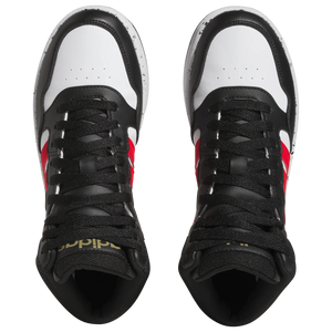 Adidas Hoops Mid J 'Black White Vivid Red'