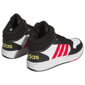 Adidas Hoops Mid J 'Black White Vivid Red'