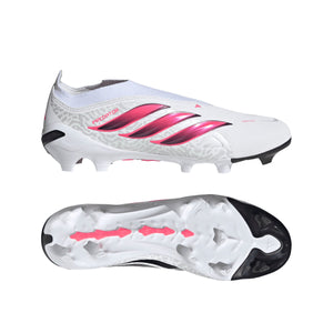 adidas Predator League Laceless FG 'Cloud White Solar Turbo'