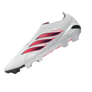adidas Predator League Laceless FG 'Cloud White Solar Turbo'