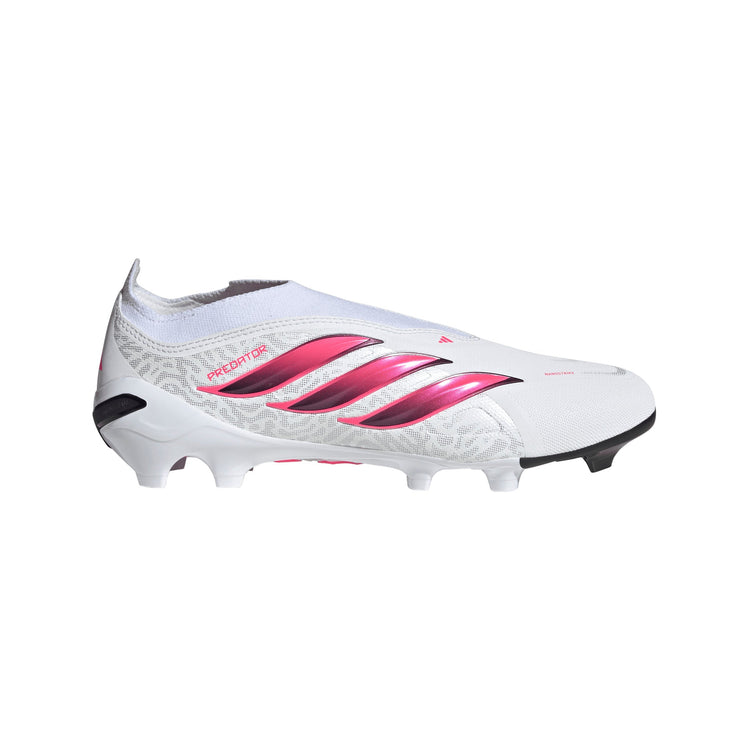 adidas Predator League Laceless FG 'Cloud White Solar Turbo'