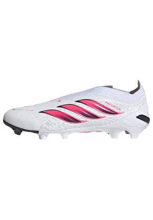 adidas Predator League Laceless FG 'Cloud White Solar Turbo'