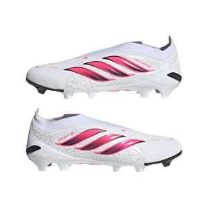 adidas Predator League Laceless FG 'Cloud White Solar Turbo'